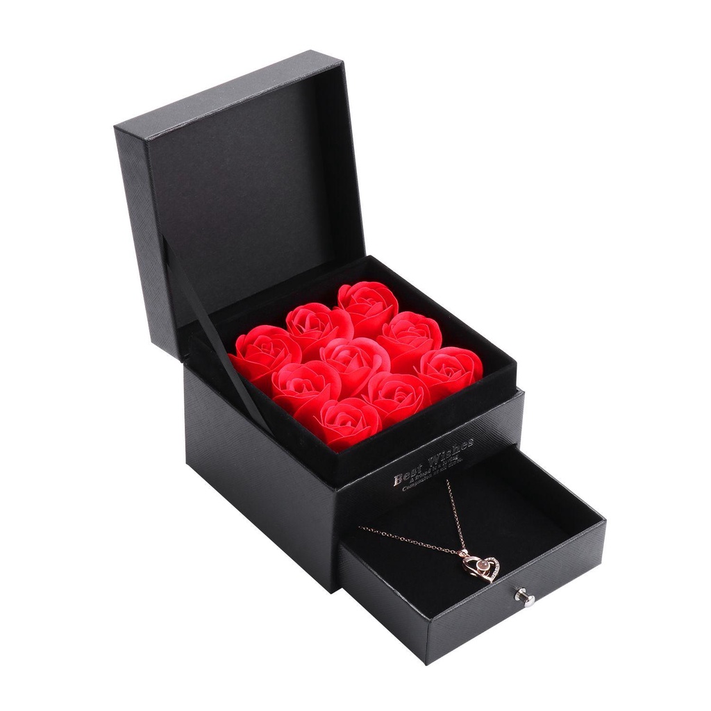 BORAG Hoa Hồng Handmade Làm Quà Tặng Giáng Sinh / Năm Mới / Valentine