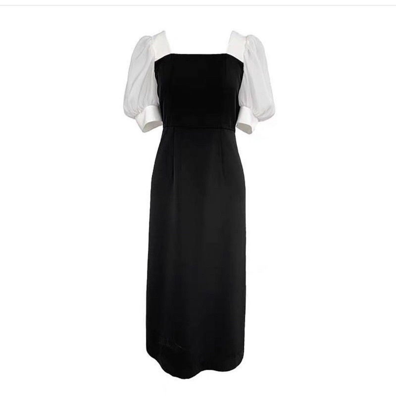 SẴN - Váy tay bồng dáng dài trang nhã mặc đi tiệc