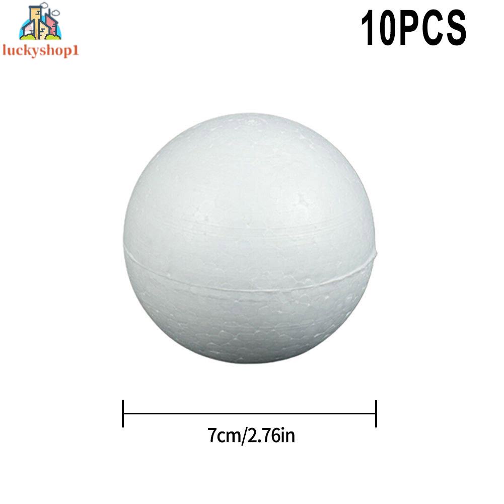 10 quả bóng xốp rắn polystyrene 50mm-100mm