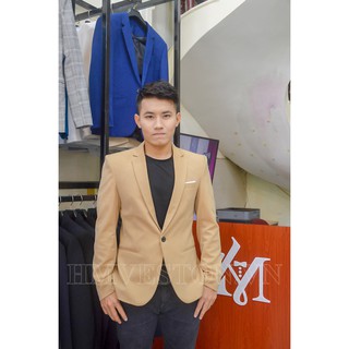 Áo vest nam màu cà phê ôm body