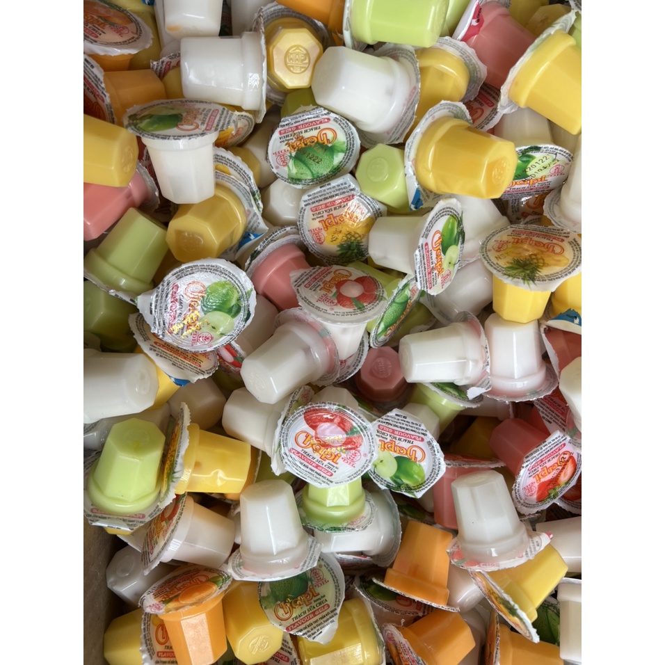 1KG THẠCH SỮA CHUA ĐỨC HẠNH MIX ĐỦ VỊ HÀNG CHUẨN