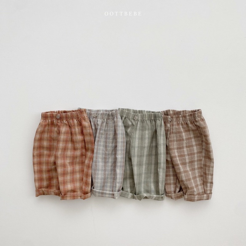 Quần kẻ Oottbebe Hàn Quốc