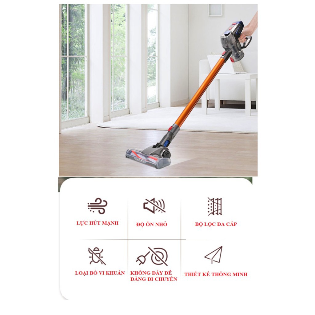 Máy Hút Bụi Cầm Tay Không Dây ZEK-K7 Pin Rời Hút Bụi Gia Đình Giường Nệm Xe Hơi [Chính Hãng Bảo Hành 12 Tháng] | BigBuy360 - bigbuy360.vn