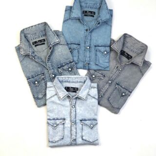 ÁO SƠ MI JEAN NAM CỰC BỤI