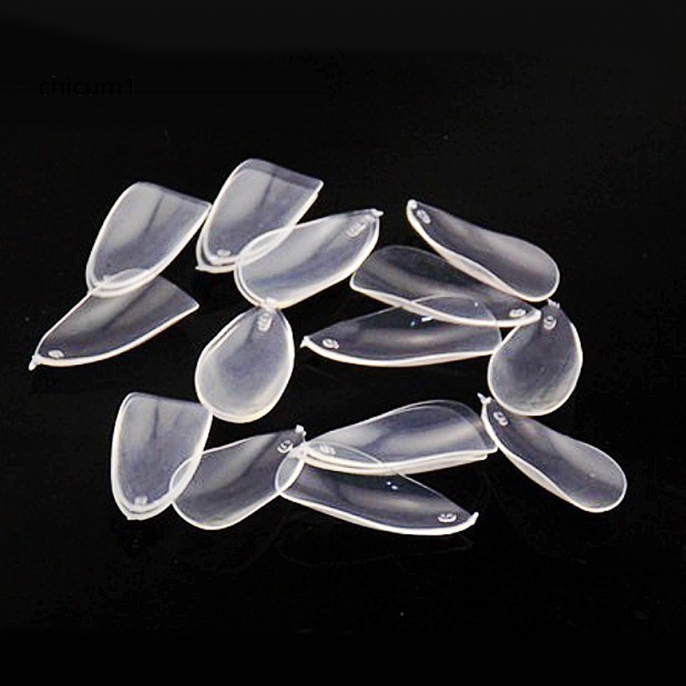 Bộ 100 Móng Tay Giả Nghệ Thuật Che Phủ Toàn Diện Hình Giọt Nước