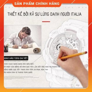 Đồng hồ thể thao nam SANDA JAPAN, 2 Máy Đỉnh Cao, Chống nước Siêu Bền