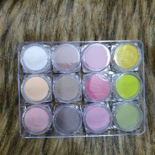 BỘT LÀM HOA DẺO MỊN - SET 12 HỦ