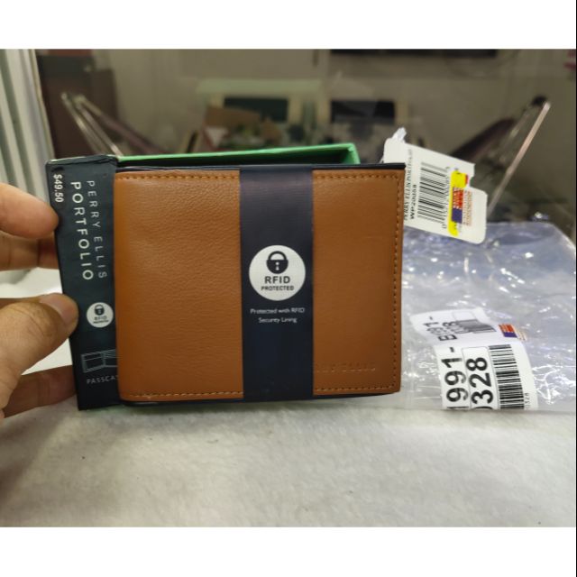 Ví da nam Perry Ellis xách tay Mỹ