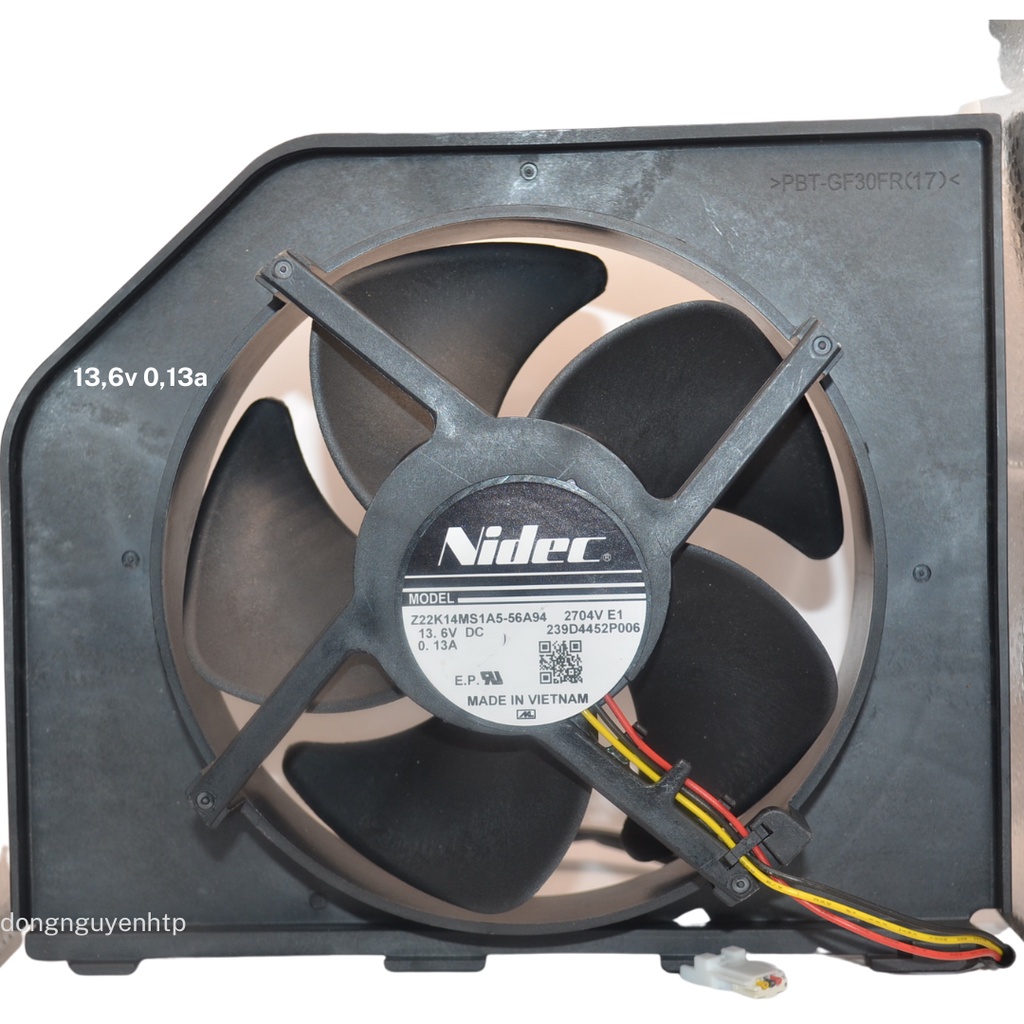 Quạt Tản Nhiệt 12v 0,11a 20x20x5,5 Nidec Chính Hãng