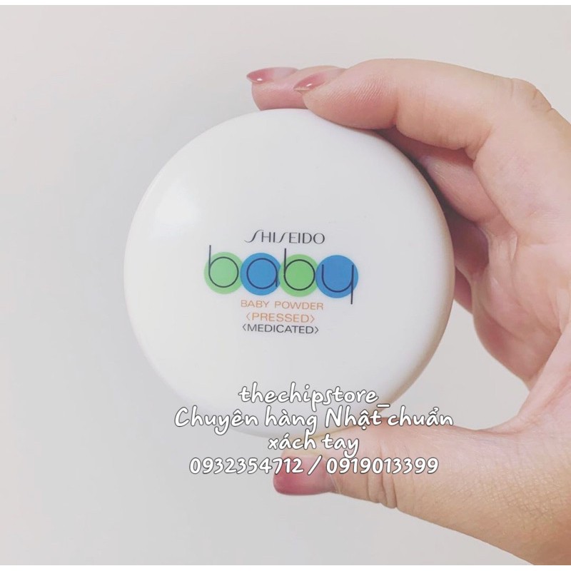 (Hàng Nhật chuẩn nội địa, có bill ) Phấn phủ Shiseido Baby Powder Pressed 50gr | BigBuy360 - bigbuy360.vn