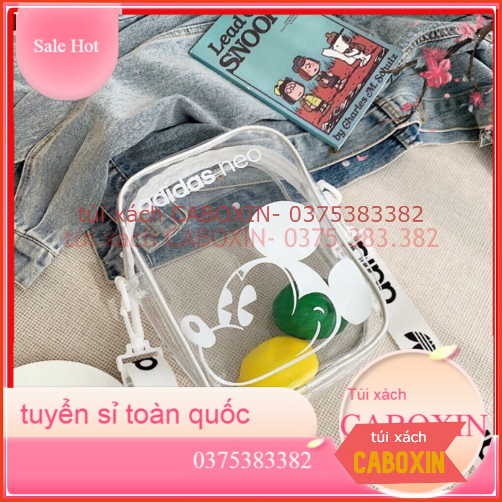 Túi xách nữ mickey trong suốt -CABOXIN tuyển sỉ toàn quốc