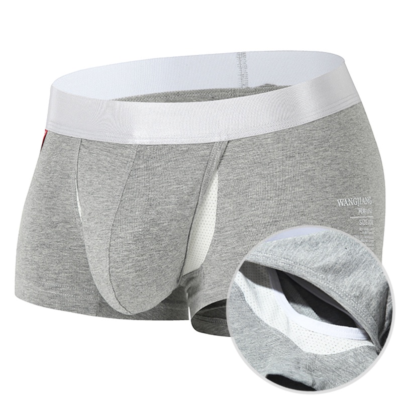 Quần Lót Boxer Cotton Chữ U Thoáng Khí Gợi Cảm Cho Nam