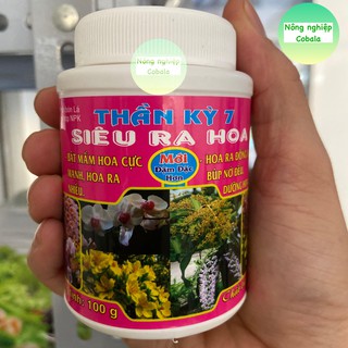 Phân Bón Thần Kỳ 7 Siêu Ra Hoa, Dưỡng Hoa (Hủ 100gram)