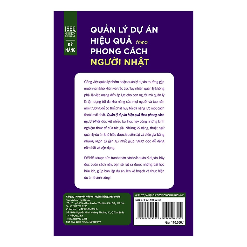 Sách - Quản Lý Dự Án Hiệu Quả Theo Phong Cách Người Nhật