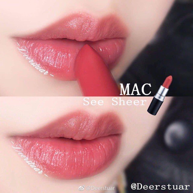 Son M.A.C 520 See Sheer - Lustre lipstick