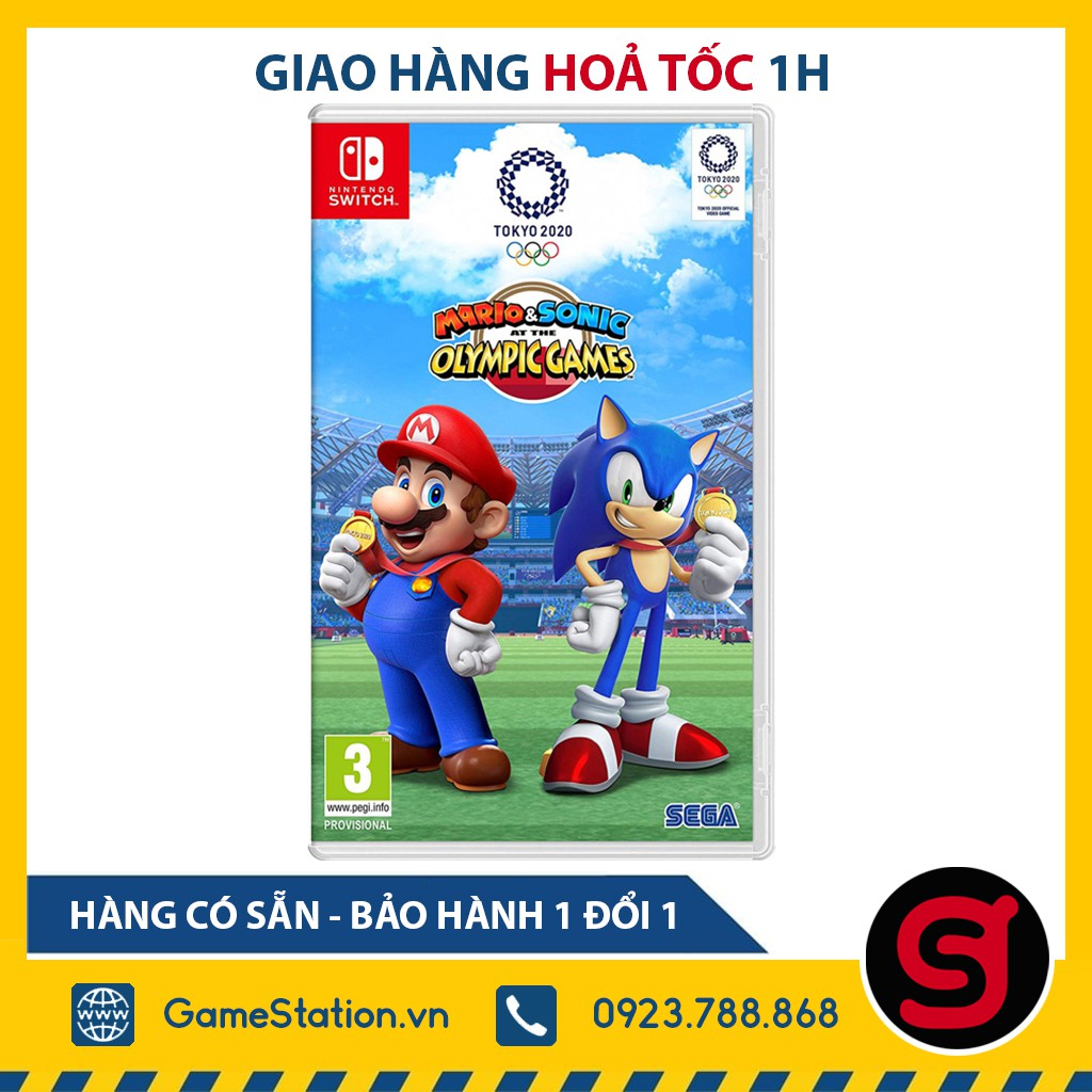 Game Mario &amp; Sonic at the Olympic Games Tokyo 2020 - Cho Máy Nintendo Switch