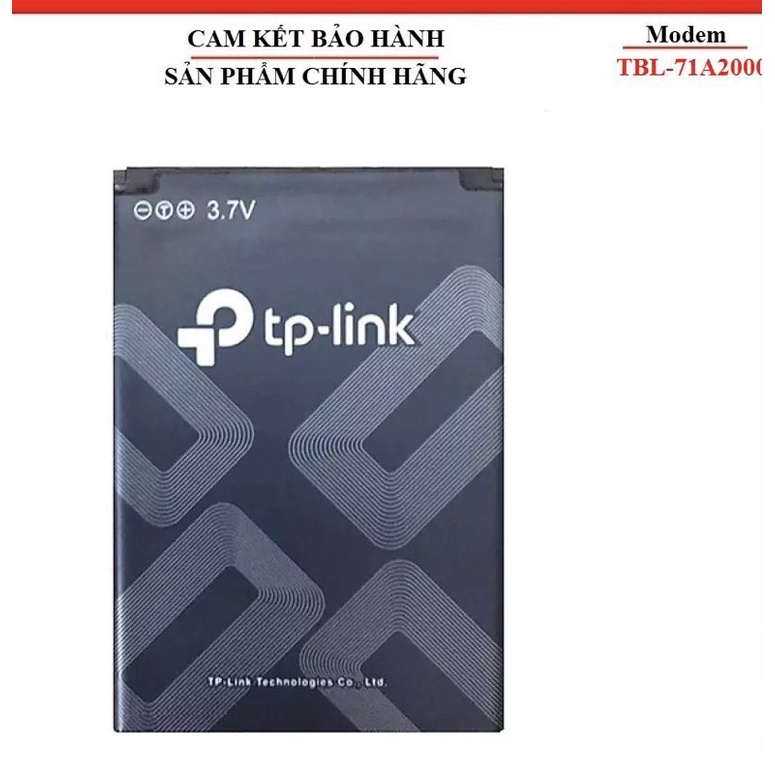 Pin bộ phát wifi 4g tp-link m7200, m7350 ( v5 trở lên), m7300, m5350, m5250 - hàng chính hãng | BigBuy360 - bigbuy360.vn