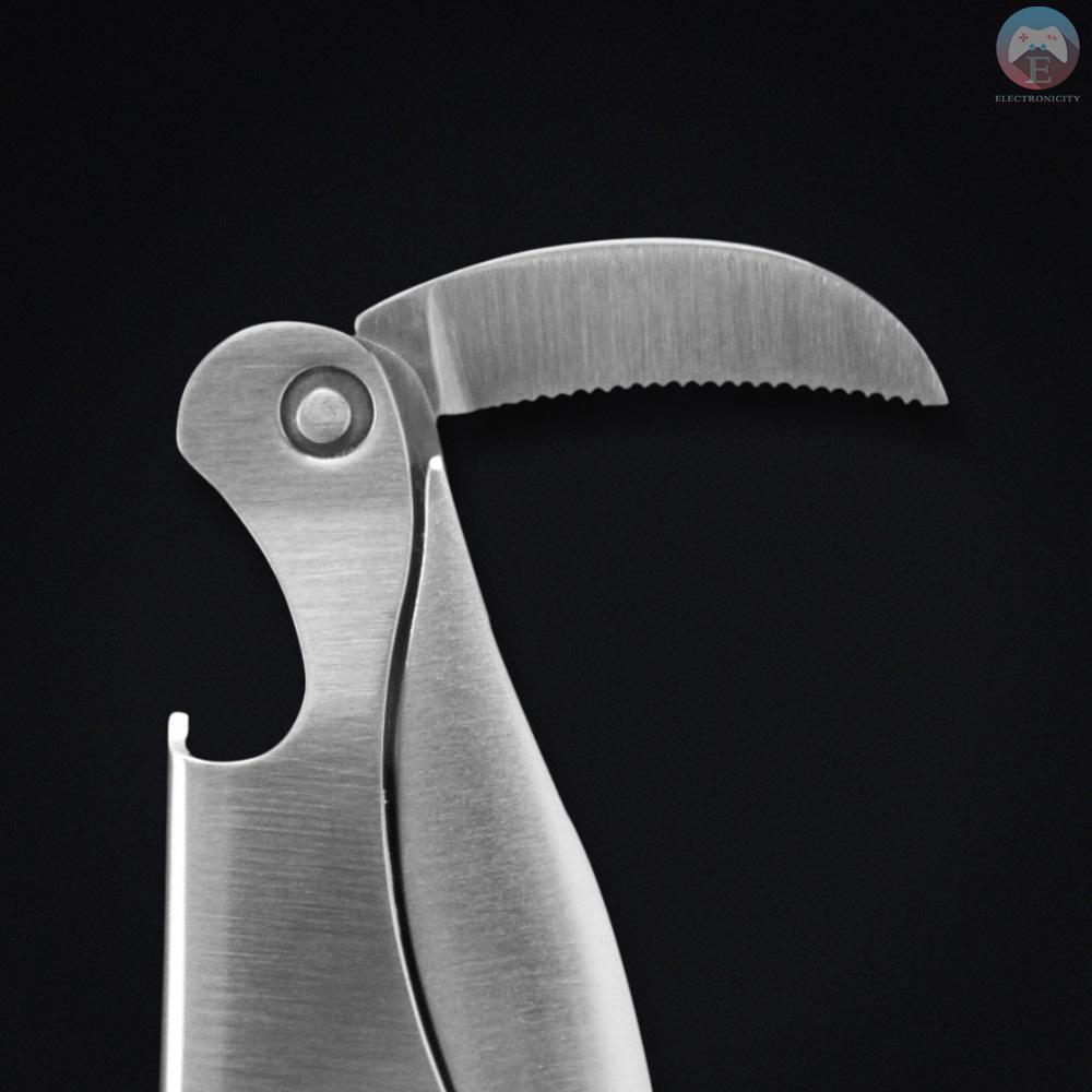 Ê Xiaomi Youpin Circle Joy Stainless Steel Wine Opener Multifunctional Bottle Opener Professional Portable Screw Bottle Beer Openers Accessories Tool Sommelier Corkscrew