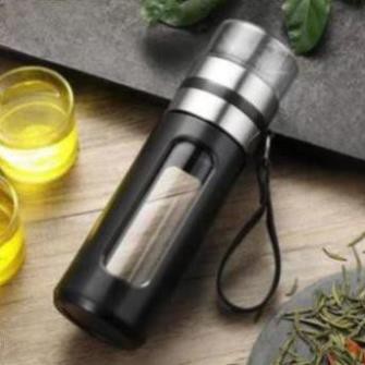 Bình pha trà cafe nước mang đi có lõi lọc inox tiện lợi bằng thủy tinh giữ nhiệt đa năng thông minh kèm ly