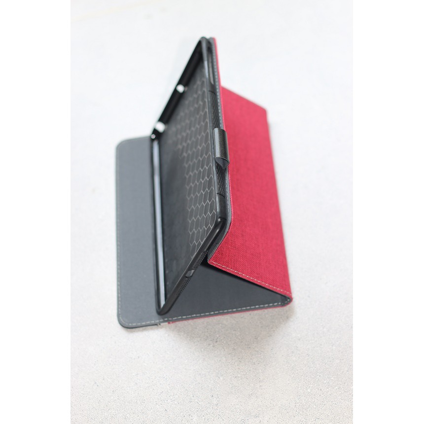 Bao da Kaku vải cao cấp iPad 10.2 inch 2019 (Đỏ) - MINH AN SAIGON