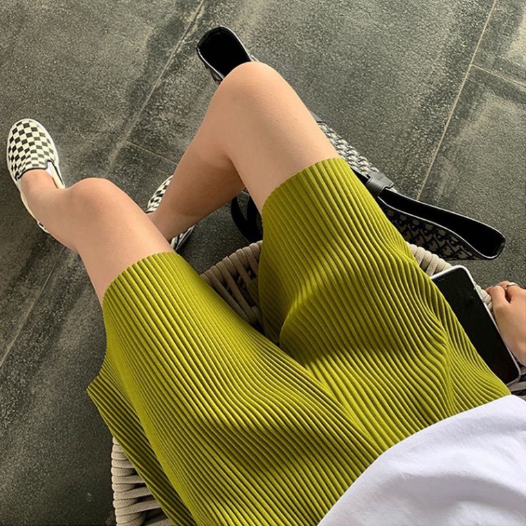 Quần Đùi Nữ Cạp Cao, Quần Sooc Nữ ống suông Cá Tính Nhiều Màu, Chất Đẹp, Dễ Phối đồ
