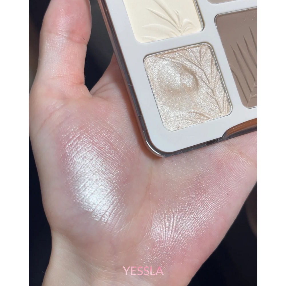 Judydoll - Bảng phấn tạo khối bắt sáng 3D màu lì và màu nhũ