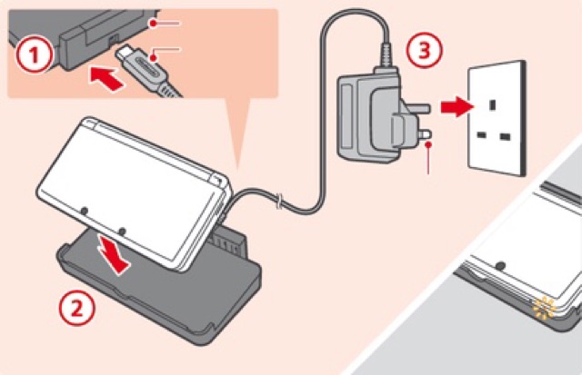 Bộ sạc kết nối nguồn điện AC cho Nintendo DS Lite DSL NDSL