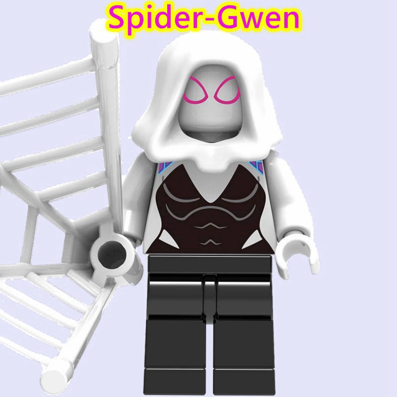 Bộ đồ chơi khối lắ́p ráp Lego mô hình nhân vật Spider Man Gwen Michel Jones trong Avengers Endgame