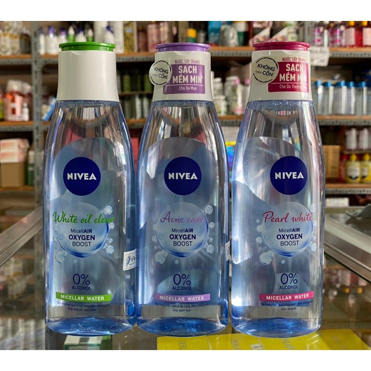 Nước tẩy trang không cồn NIVEA Micellar Water 200ml