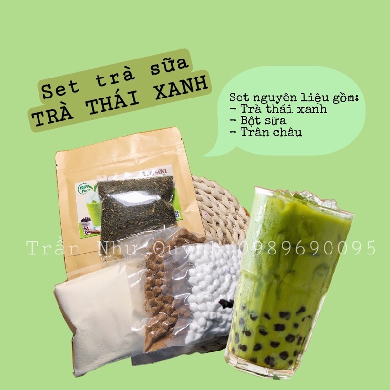 Sỉ-lẻ set trà thái, trà sữa, chè dưỡng nhan, milo dầm trân châu