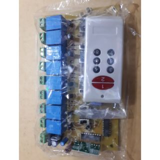 Mạch điều khiển từ xa tắt mở 8 kênh RF