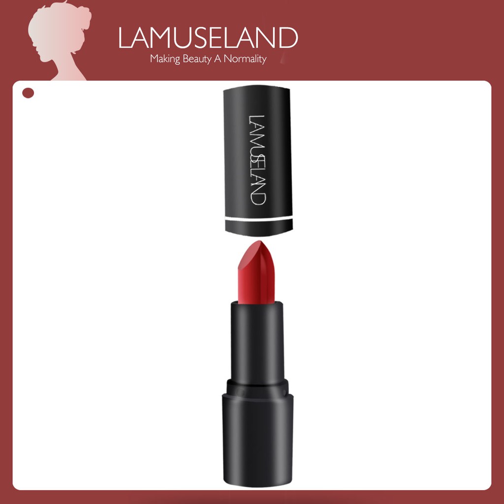 Son môi LAMUSELAND LA11 kháng nước giữ ẩm và lên màu đẹp 3.5g