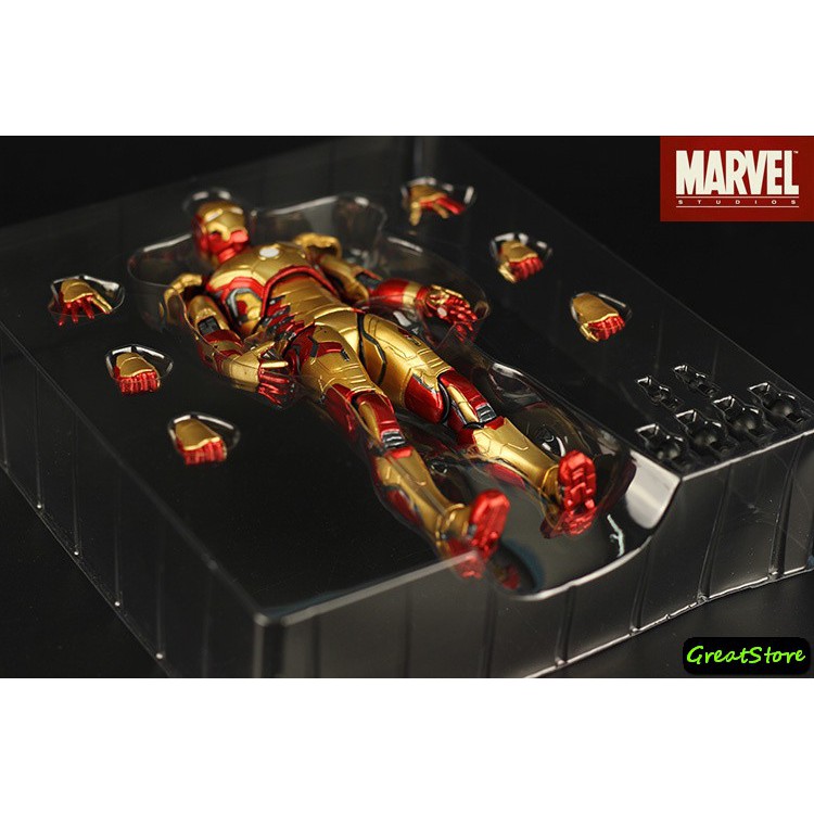 ( HÀNG CÓ SẴN ) MÔ HÌNH NHÂN VẬT IRON MAN MK42 MK43 AVENGER 3 CỬ ĐỘNG ĐƯỢC