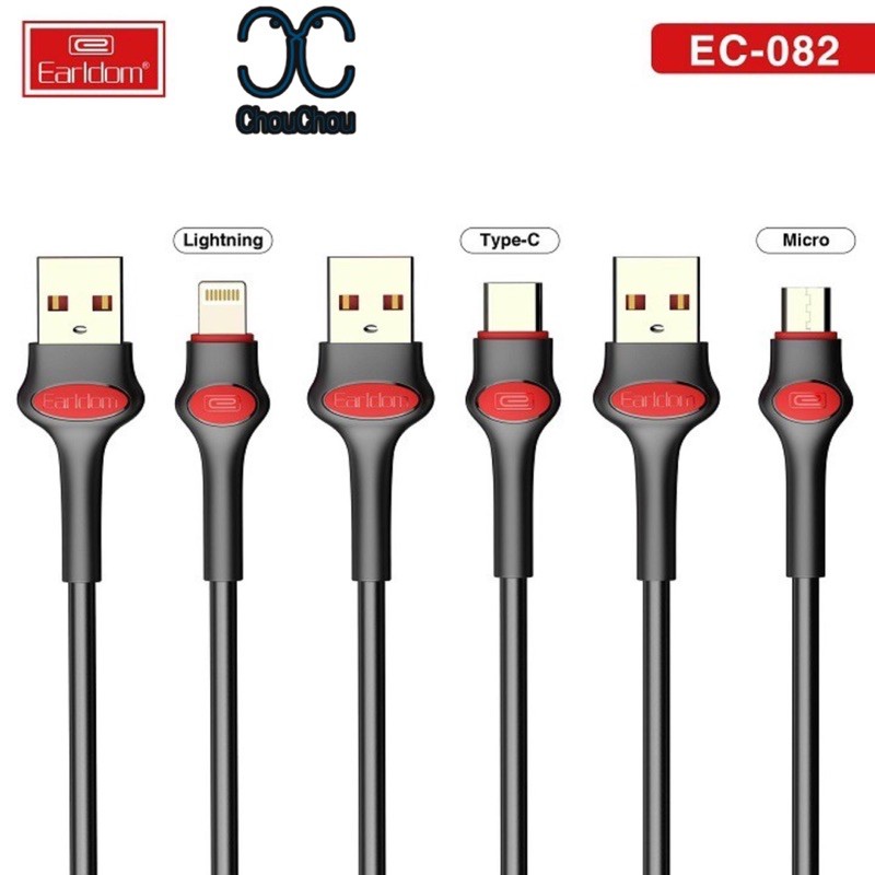 Cáp Sạc Nhanh Earldom EC-082 1M Cho Điện Thoại Samsung Oppo Xiaomi chân Micro USB Siêu Bền