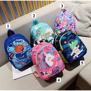 Balo trẻ em cute vải dù chống thấm đựng quần áo hoặc sách vở BL3