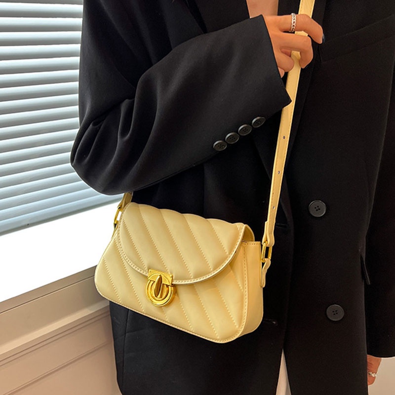 Túi đeo chéo vai IELGY hình vuông cỡ nhỏ phong cách Hàn Quốc thời trang cho nữ