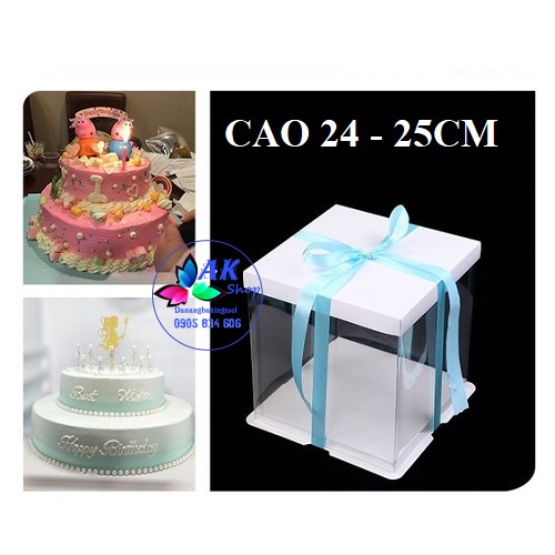 HỘP ĐỰNG BÁNH MICA SIZE 34