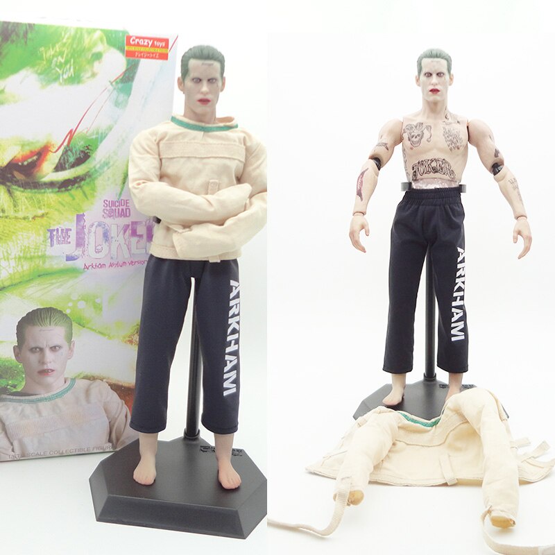 Mô hình Joker suicide squad áo trắng Arkham Asylum  Crazy toys- Avengers DC