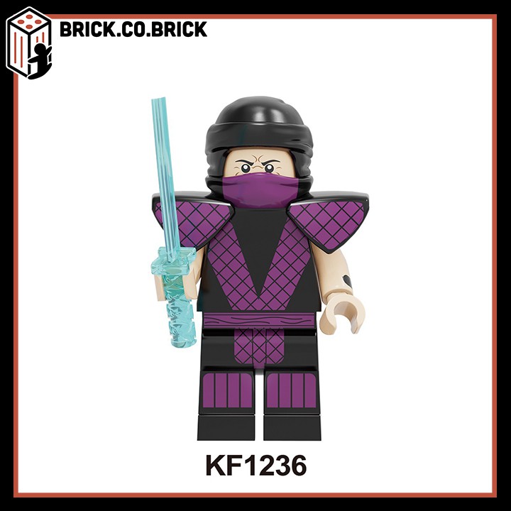 Mortal Kombat Đồ Chơi Lắp Ráp Non LEGO Mô Hình Minifigure Johnny Cage Sub-Zero Shao Kahn Reptile Goro KF6102