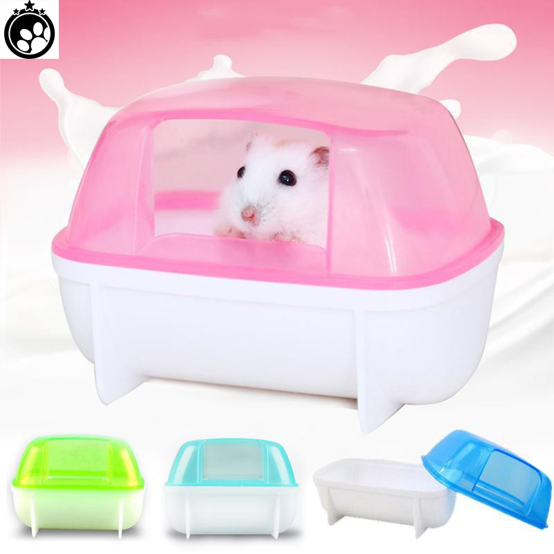 Bồn Tắm Xông Hơi Tích Hợp Hộp Đựng Cát Đi Vệ Sinh Trong Nhà Cho Chuột Hamster Tiện Dụng