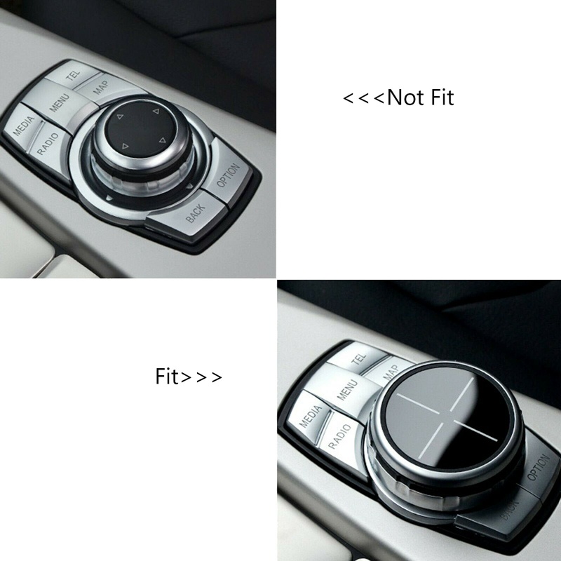 Vòng Nhôm Điều Khiển Trung Tâm Đa Phương Tiện Màu Đỏ Cho BMW 1 2 3 4 5 6 7 Series X3 X4 X5 X6