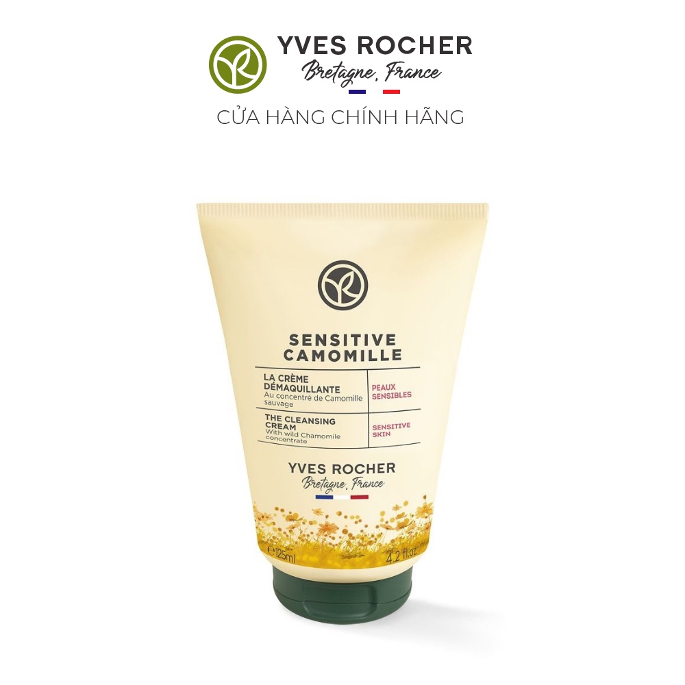 Kem làm sạch cho da nhạy cảm Yves Rocher SENSITIVE CAMOMILLE DEMAQUILLANTE CLEANSING CREAM 125ML