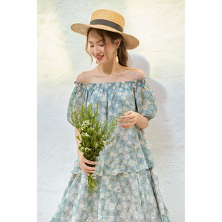 OLV - Đầm hoa Aqua Pura Set