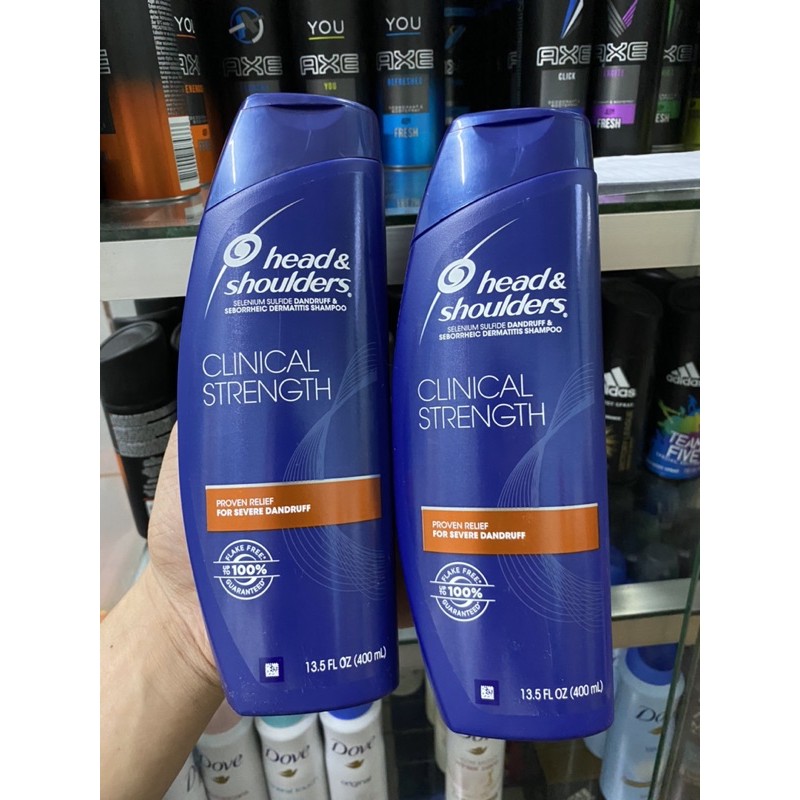 Dầu Gội Ngăn ngừa Gàu Head & Shoulders, Head Mỹ giảm gàu, nấm 400ml Chính Hãng