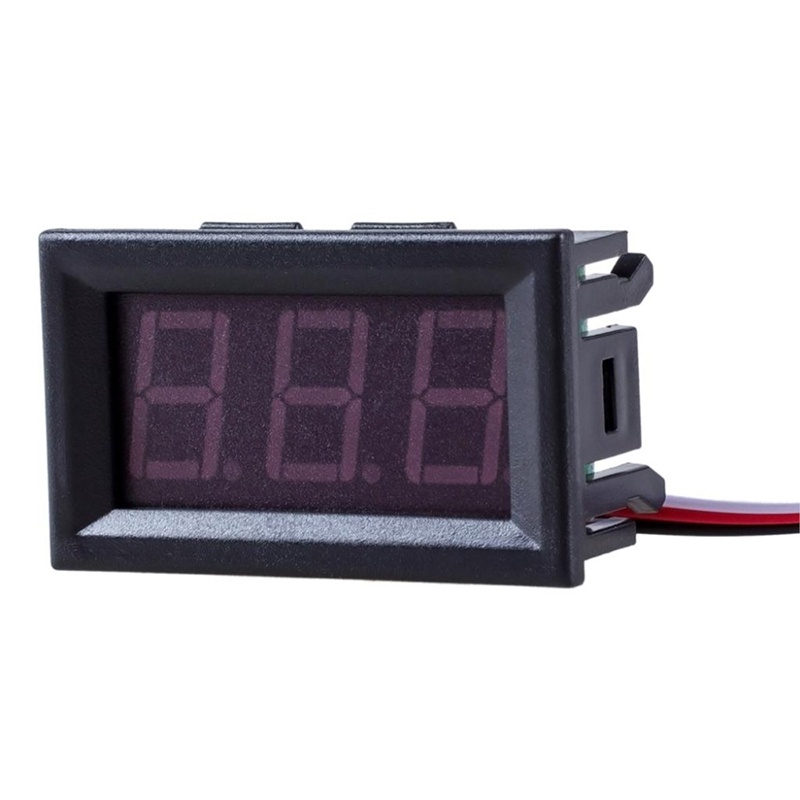 2 Vôn Kế Điện Tử diy 0.56 inch 2 Dây Đo Điện Áp Và Dòng Điện dc 5-120v Cho Xe Hơi