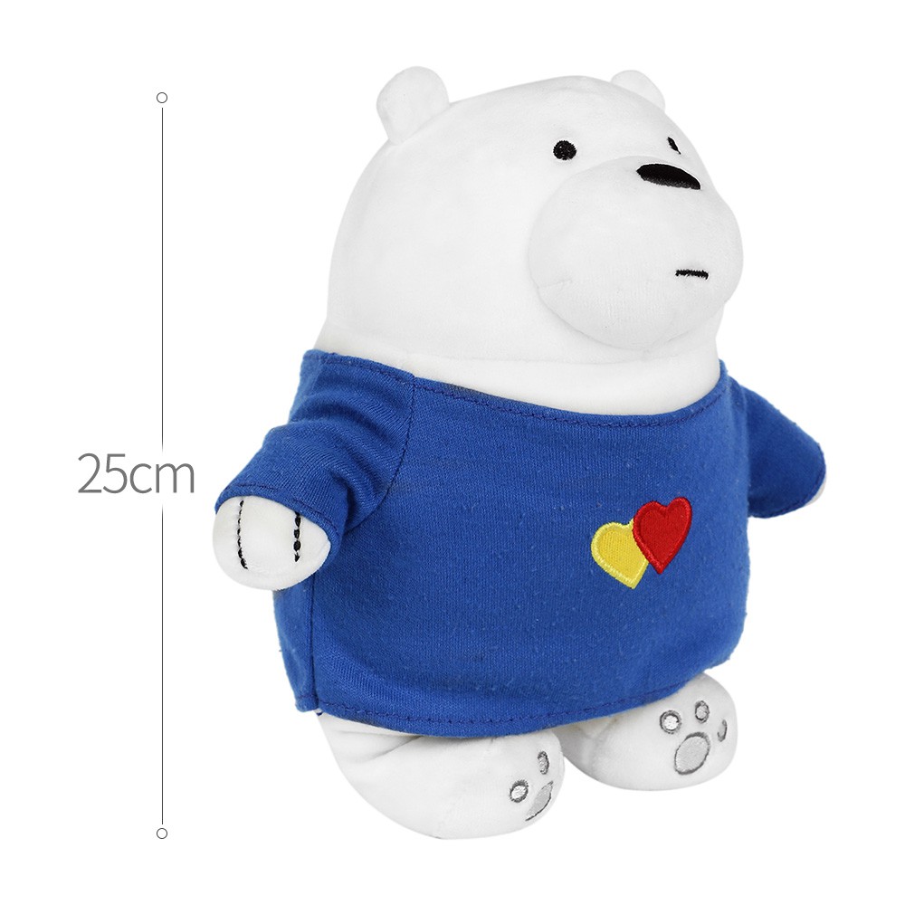 Gấu bông mềm mịn chất liệu cao cấp We Bare Bears Miniso