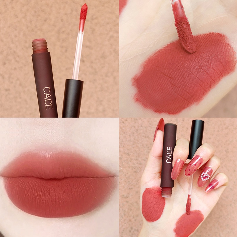 Bộ 4 Son Môi Chống Thấm Nước Lâu Trôi Kèm Hộp Dễ Thương Thích Hợp Làm Quà Tặng Valentine