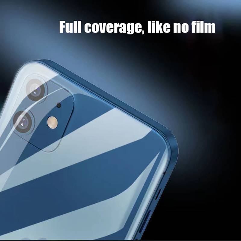 Phim dán bảo vệ mặt sau/ bảo vệ ống kính thích hợp cho iPhone 11 12 Pro Max Mini 7 8 Plus X XS Max