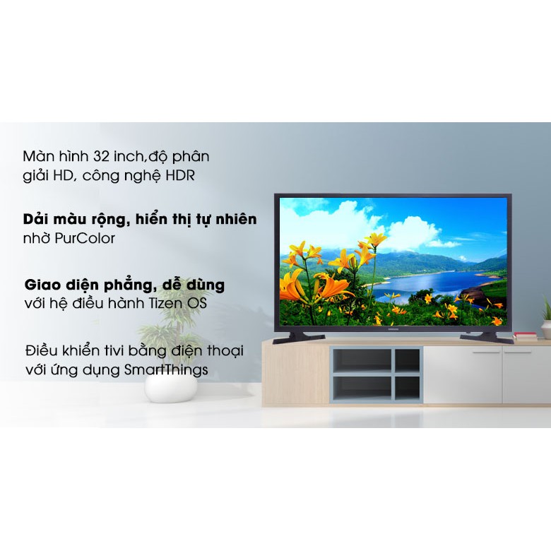 Smart tivi Samsung UA32N4300 32 inch Wifi, YOUTUBE (HÀNG LIKENEW, BẢO HÀNH 12-22 THÁNG CHÍNH HÃNG)