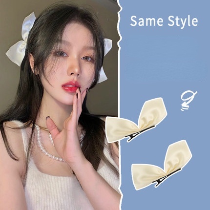 Set 2 Kẹp Tóc Hình Nơ Thời Trang Cho Nữ